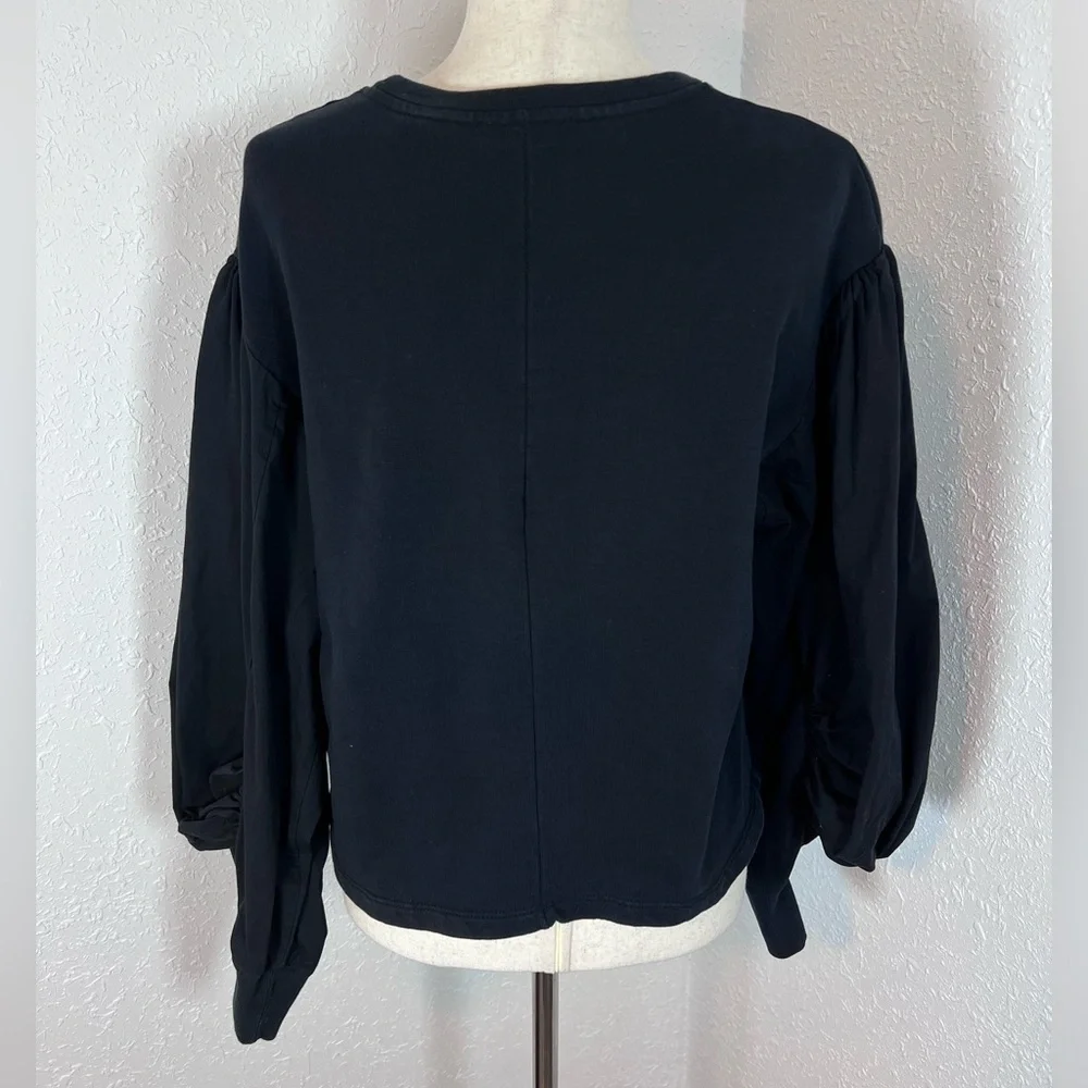 CLEAR-OUT Zara Ballon Sleeve 100% Cotton Sweatshirt - Picture 3 of 6